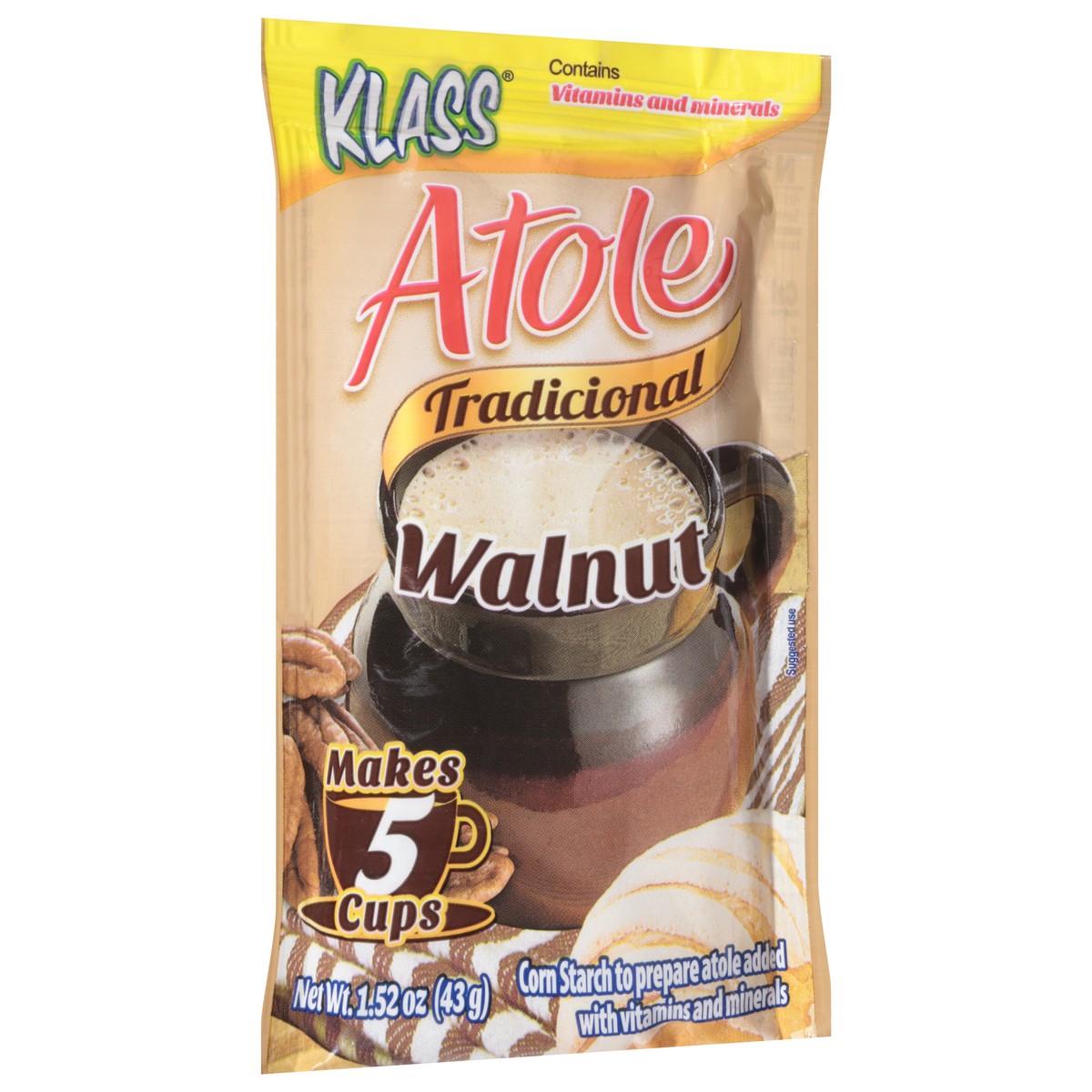 slide 2 of 14, Klass Tradicional Walnut Atole 1.52 oz, 1 liter