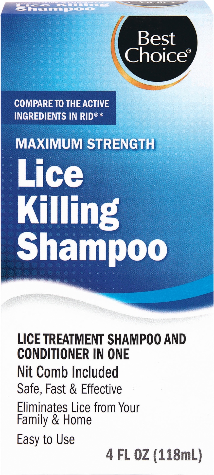 slide 1 of 1, Best Choice Lice Killing Shampoo, 4 oz
