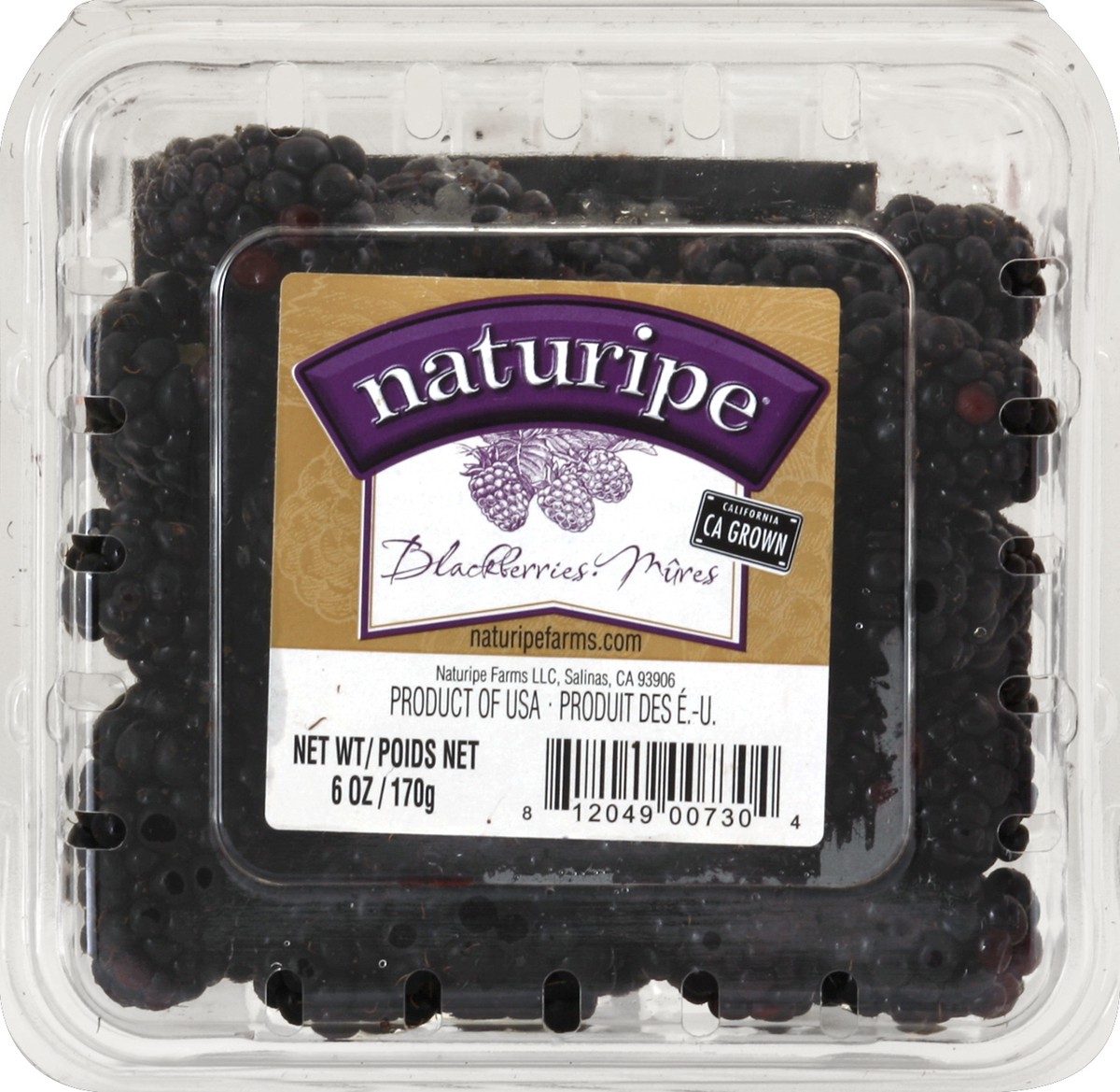 slide 4 of 4, Naturipe Fresh Clamshell Blackberries, 6 oz