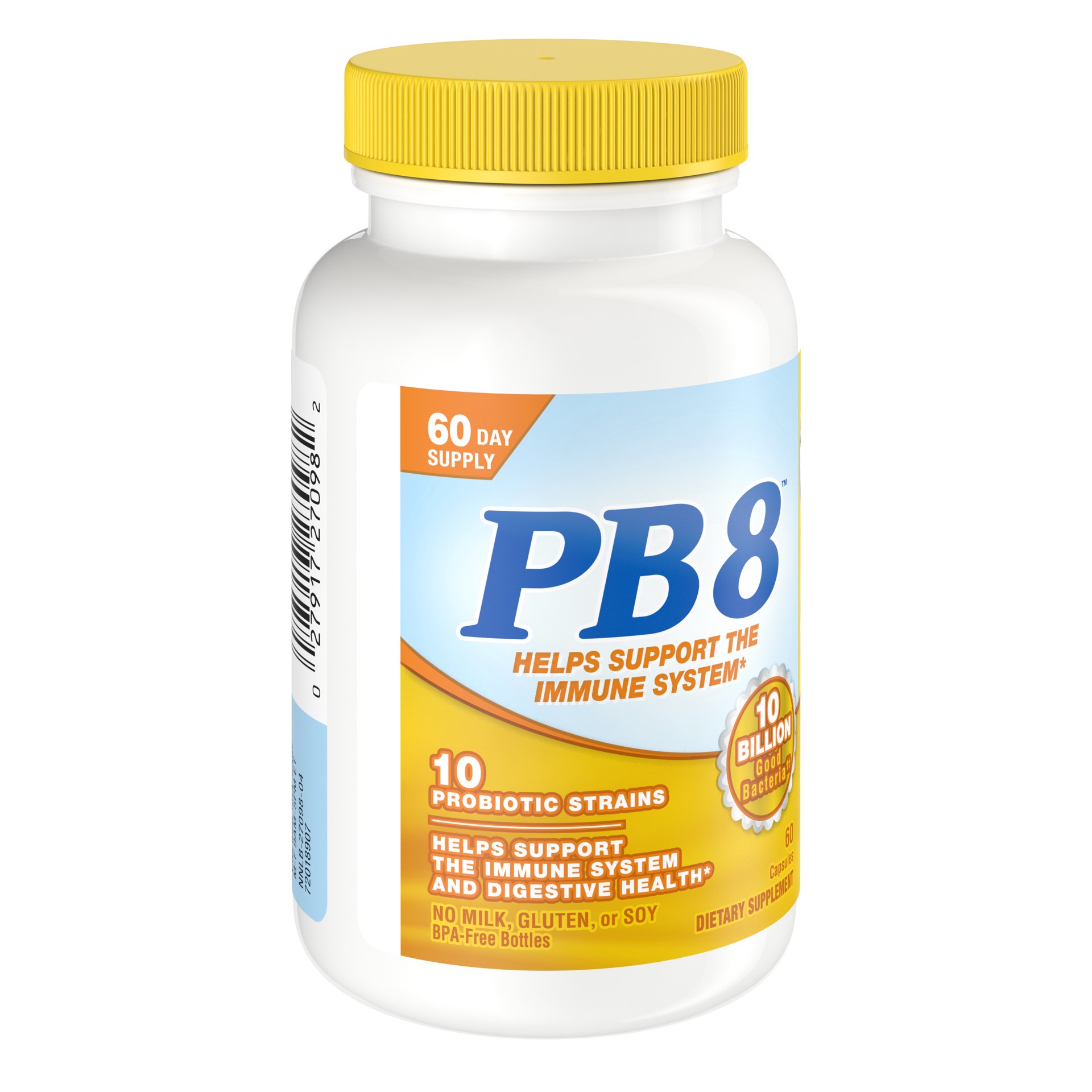 slide 4 of 4, Nutrition Now PB8™ Probiotic Immune System and Digestive Support* Supplement for Men and Women, 60 Count, 60 ct