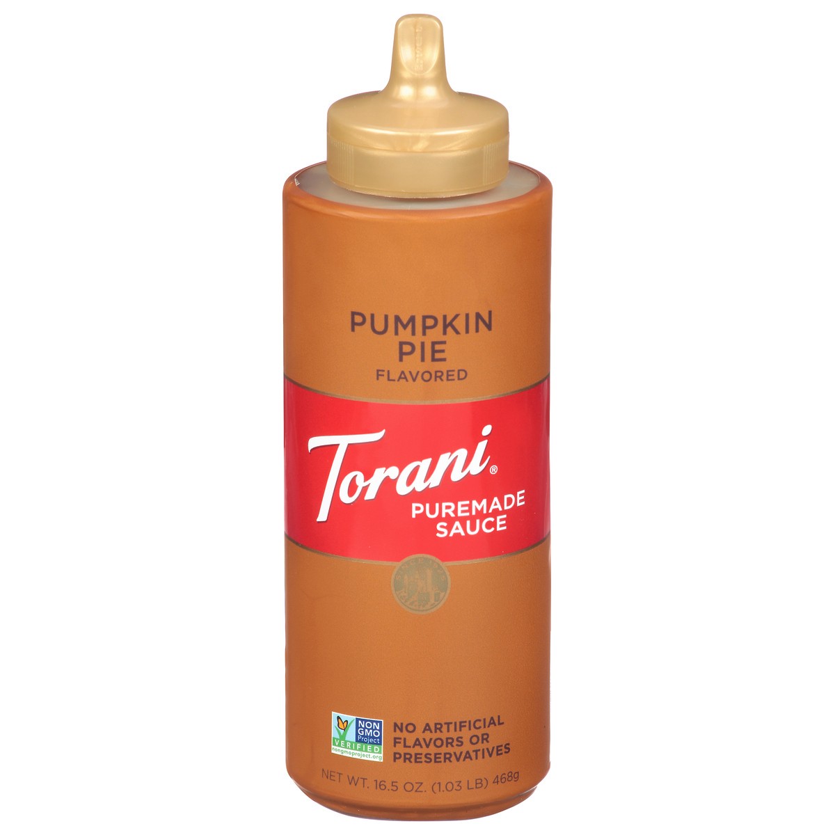 slide 7 of 13, Torani Pumpkin Pie Flavored Sauce, 16.5 oz