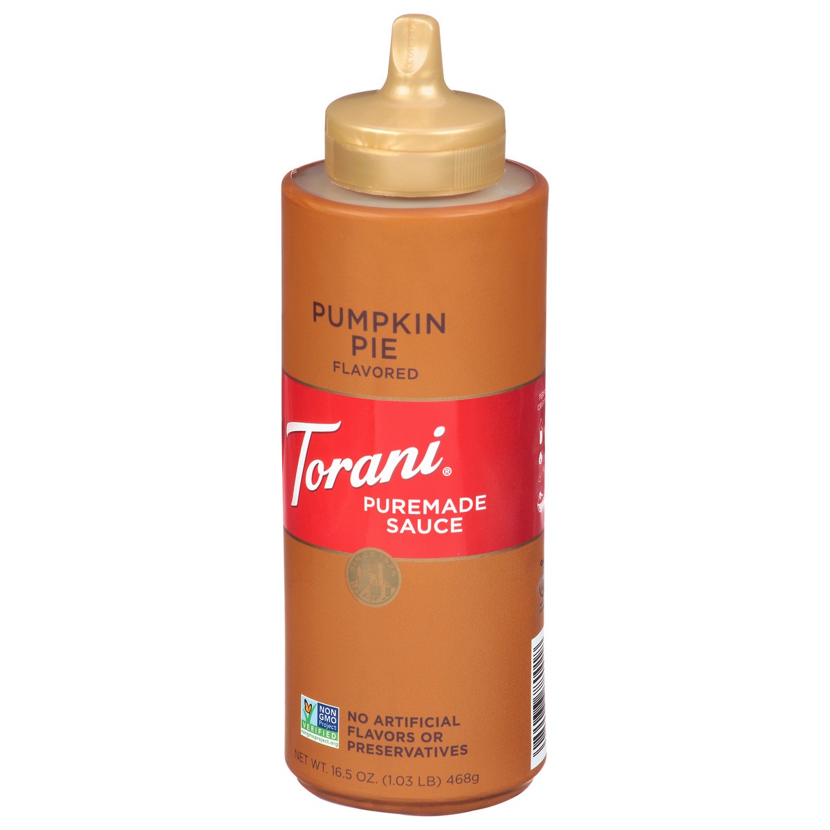 slide 10 of 13, Torani Pumpkin Pie Flavored Sauce, 16.5 oz