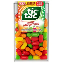 Tic Tac Fruit Adventure Mints On-the-Go Refreshment - 100 ct