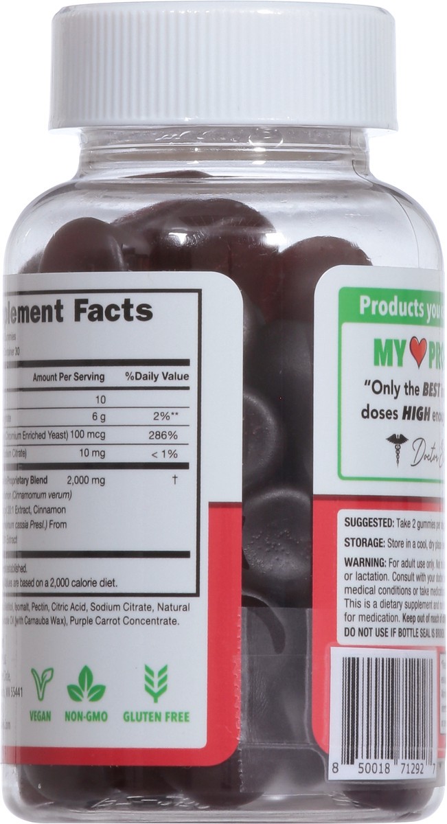 slide 13 of 14, Dr. Stephanie's Cinnamon Apple Pie SugarDown 60 Gummies, 60 ct