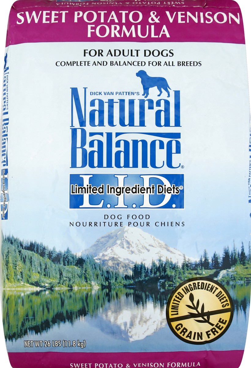 slide 2 of 6, Natural Balance Dog Food 26 lb, 26 lb