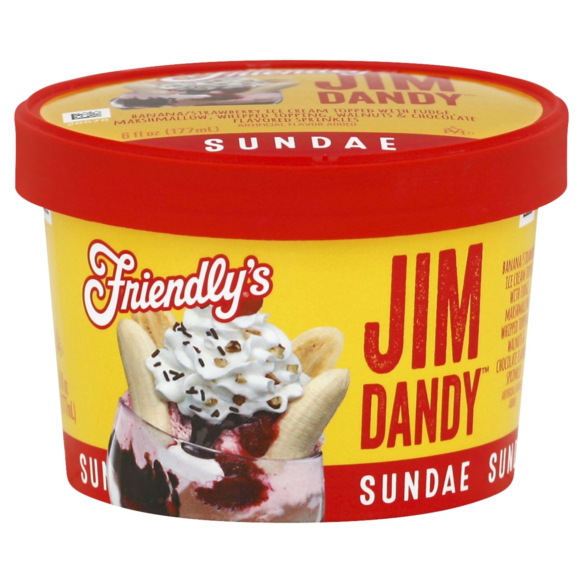 slide 1 of 1, Friendly's Jim Dandy Sundae Cup, 6 fl oz