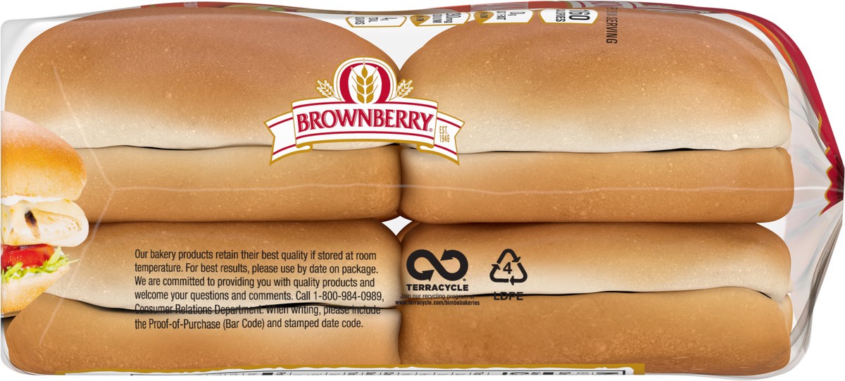 slide 4 of 7, Brownberry Hawaiian Buns, 8 count, Soft Sweet Hawaiian Bread, 16 oz Bag, 18 oz