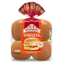 Brownberry Hawaiian Buns, 8 count, 16 oz
