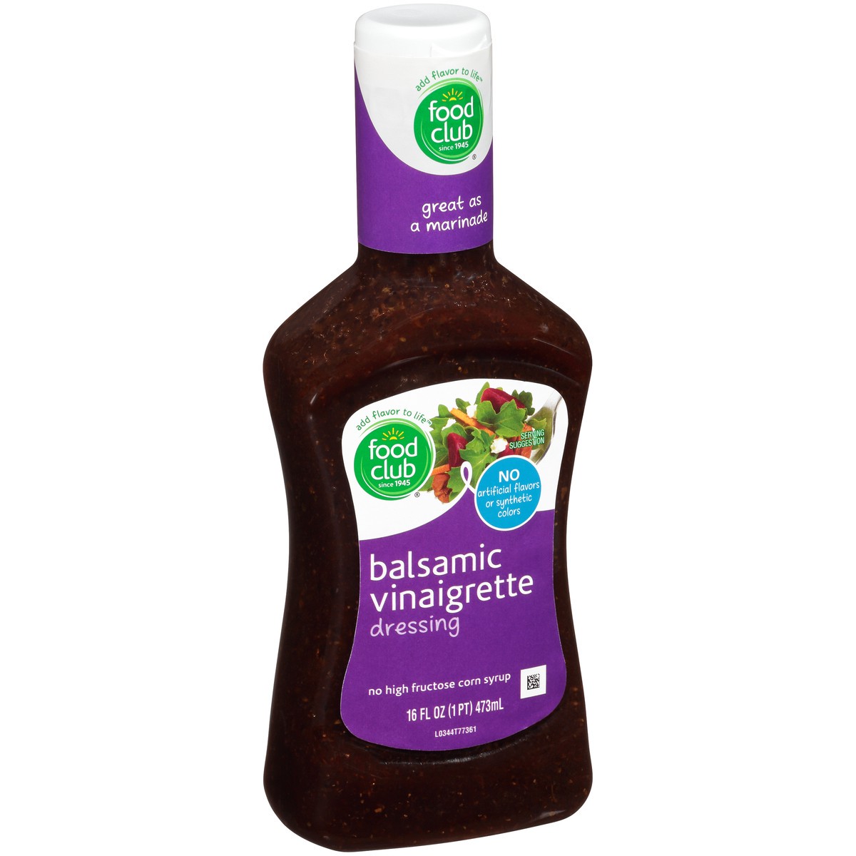 slide 9 of 9, Food Club Balsamic Vinaigrette Dressing, 16 fl oz