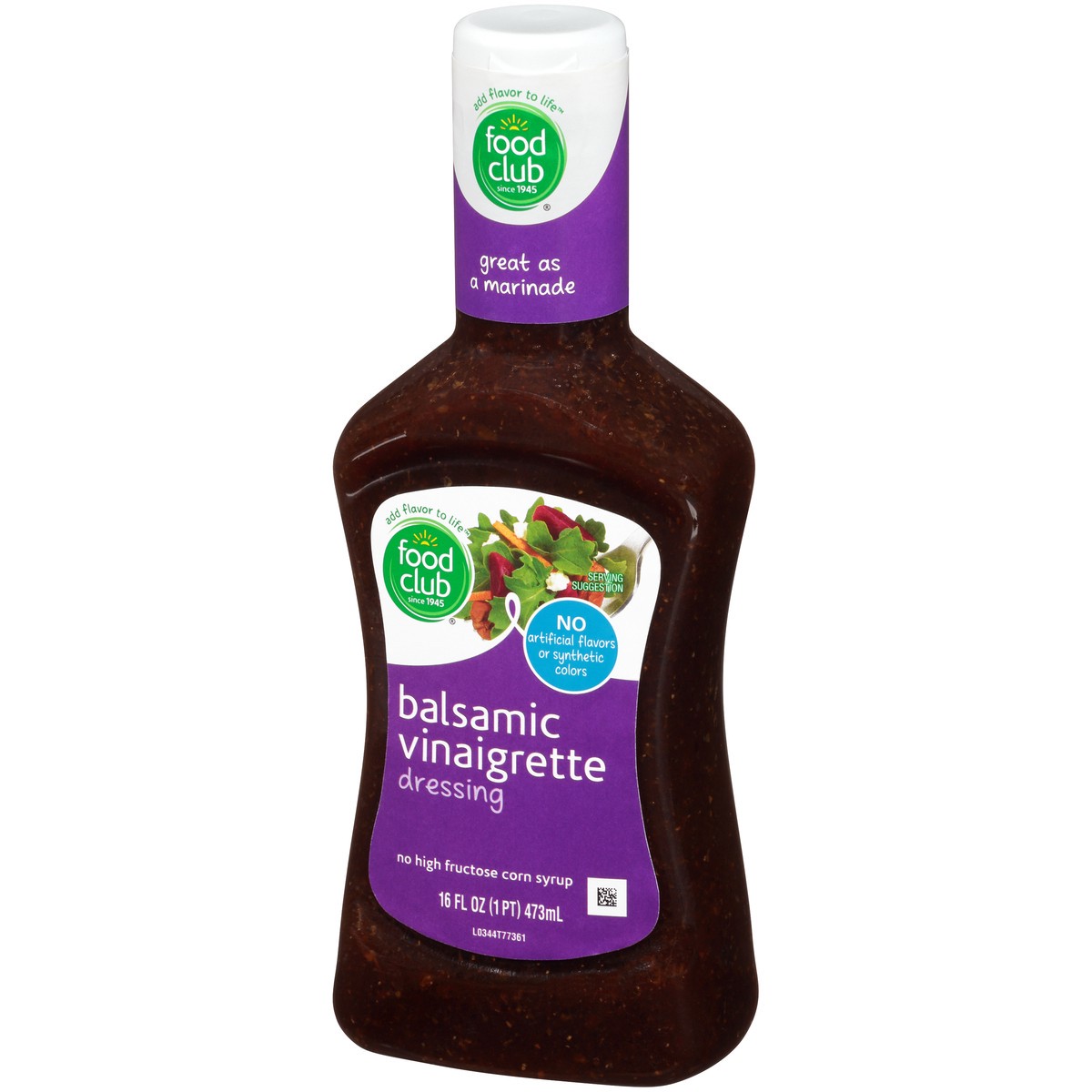 slide 3 of 9, Food Club Balsamic Vinaigrette Dressing, 16 fl oz