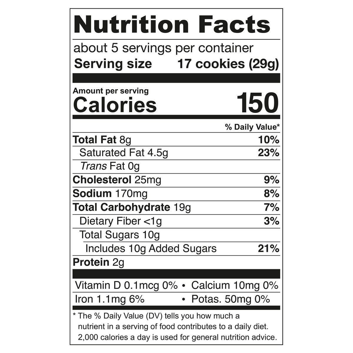 slide 10 of 13, Tate's Bake Shop Tiny Chocolate Chip Cookies, 5.5 oz, 5.5 oz