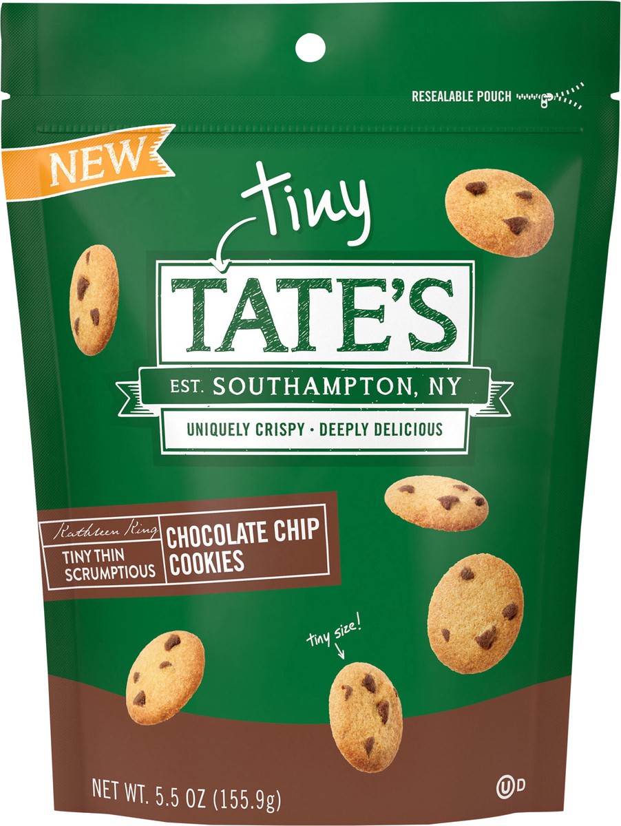 slide 7 of 13, Tate's Bake Shop Tiny Chocolate Chip Cookies, 5.5 oz, 5.5 oz