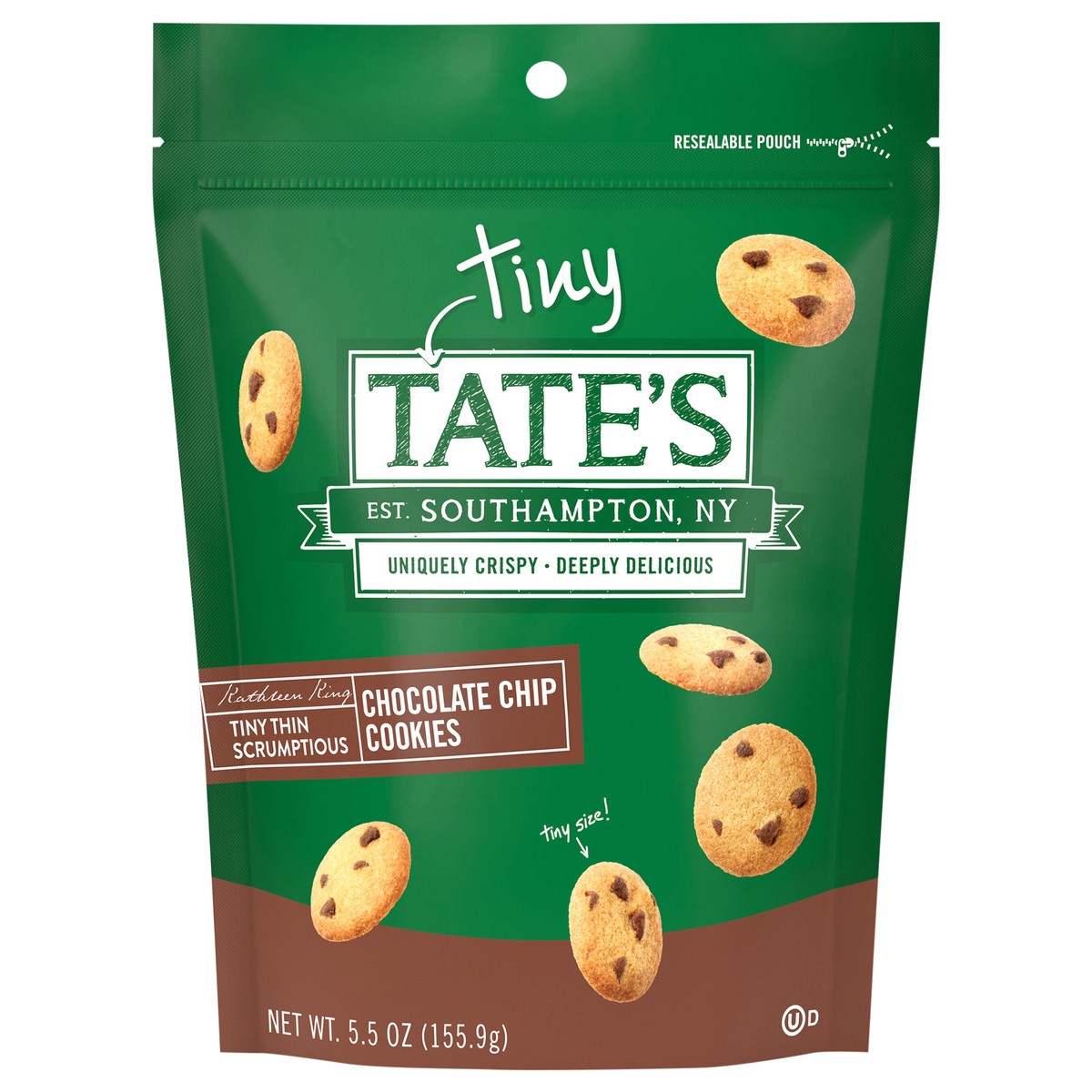 slide 1 of 13, Tate's Bake Shop Tiny Chocolate Chip Cookies, 5.5 oz, 5.5 oz