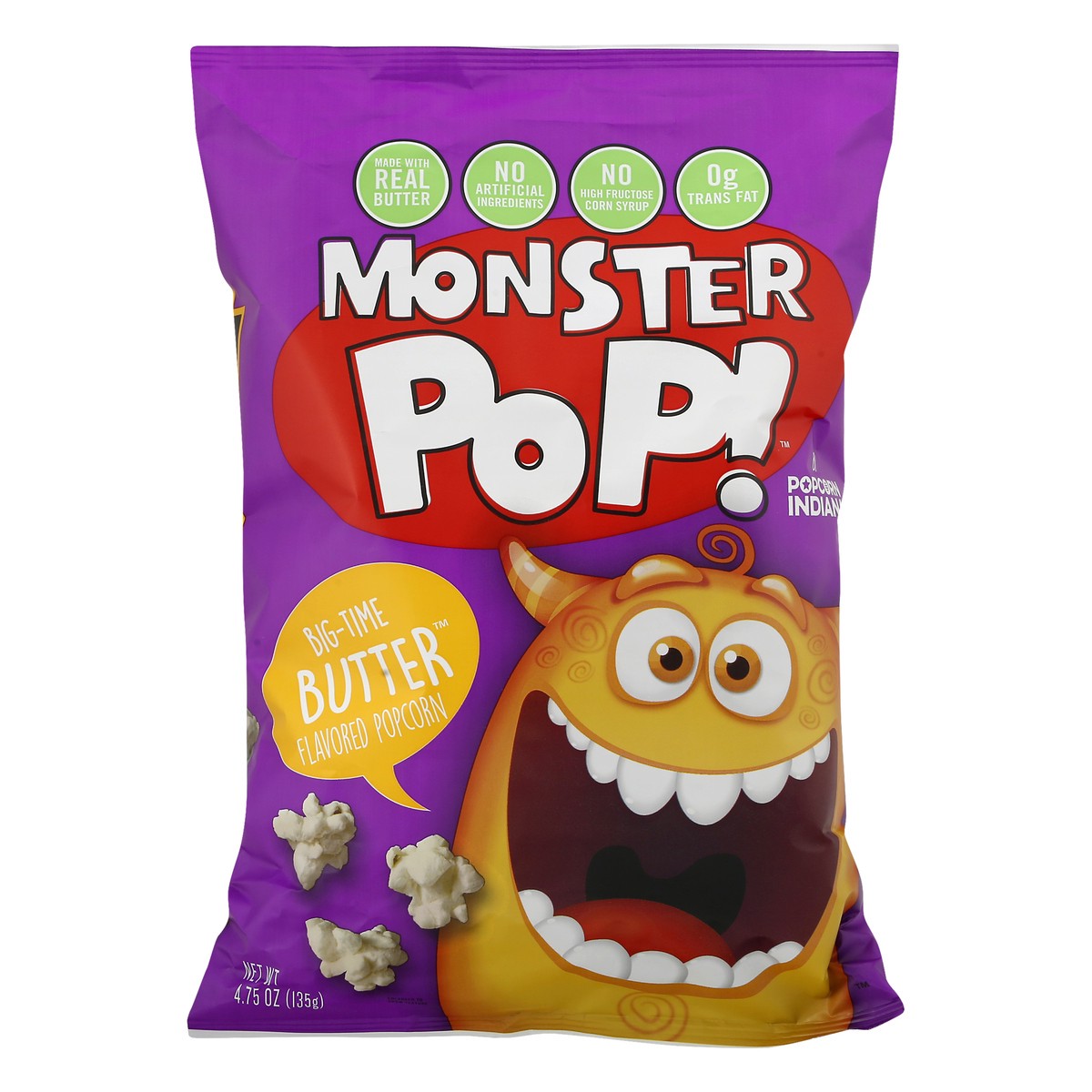 slide 11 of 11, Monster Pop! Big-Time Butter Flavored Popcorn 4.75 oz, 4.75 oz