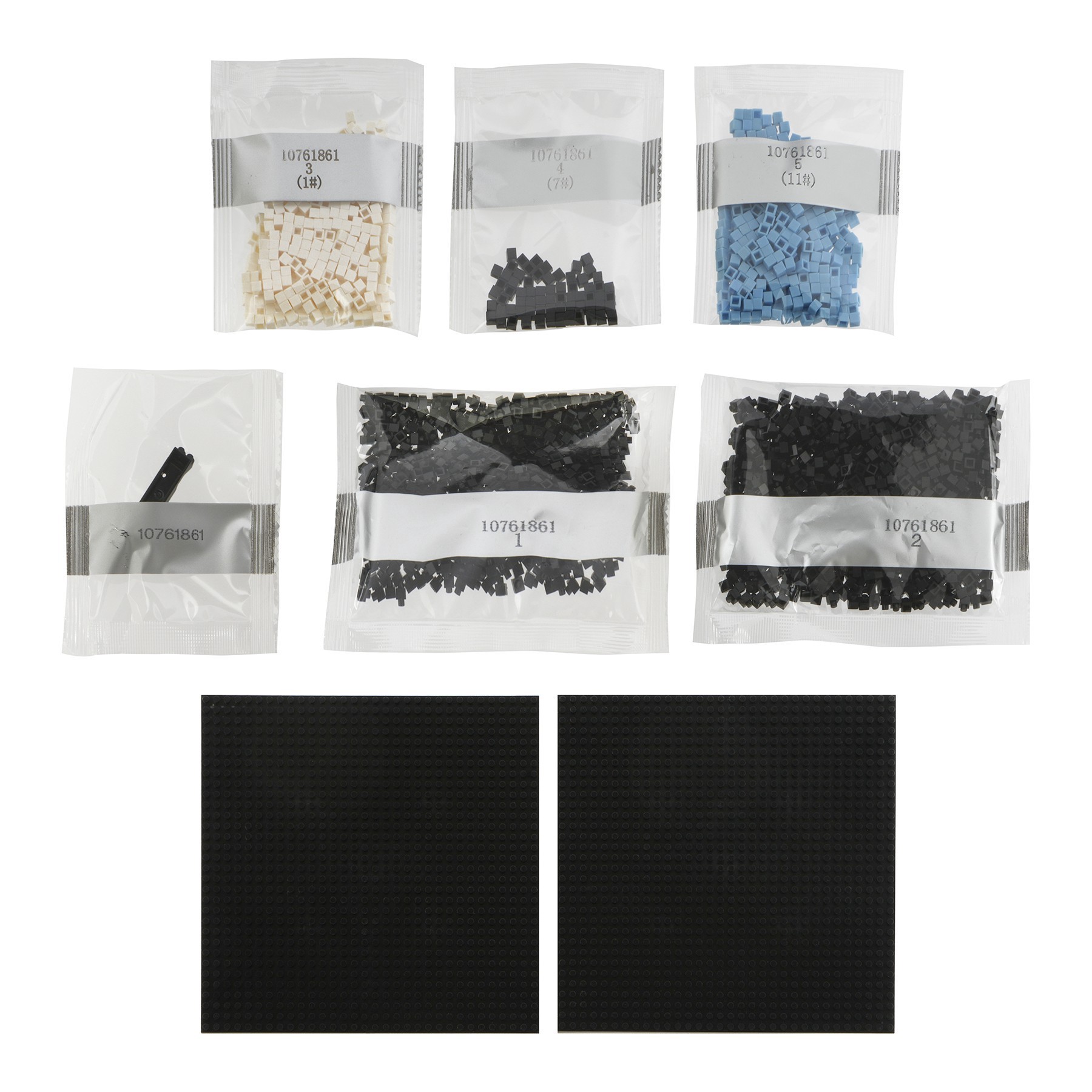 slide 6 of 9, Seaside Pixelated Brick Art Kit By Make Market, 5 in x 5 in