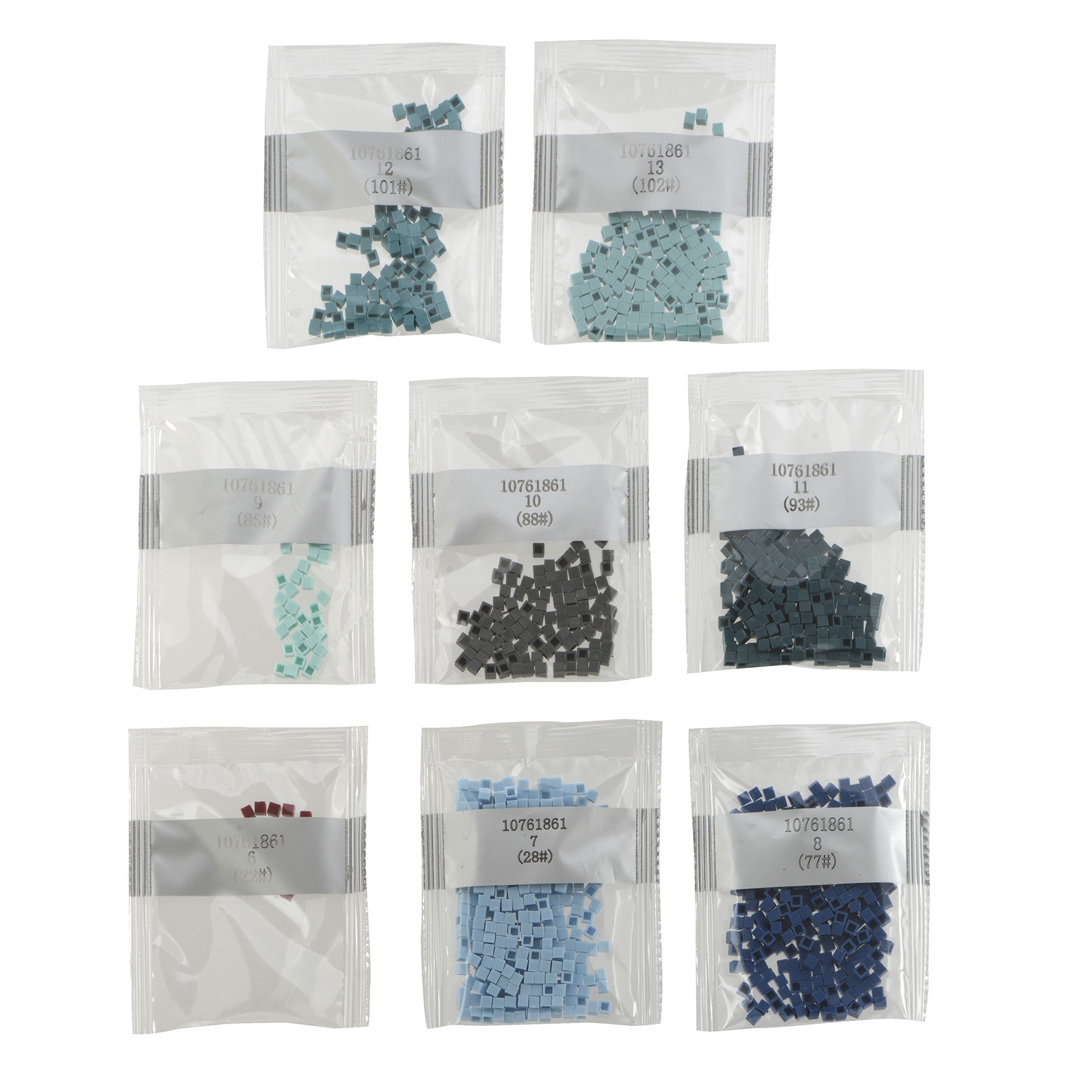 slide 5 of 9, Seaside Pixelated Brick Art Kit By Make Market, 5 in x 5 in