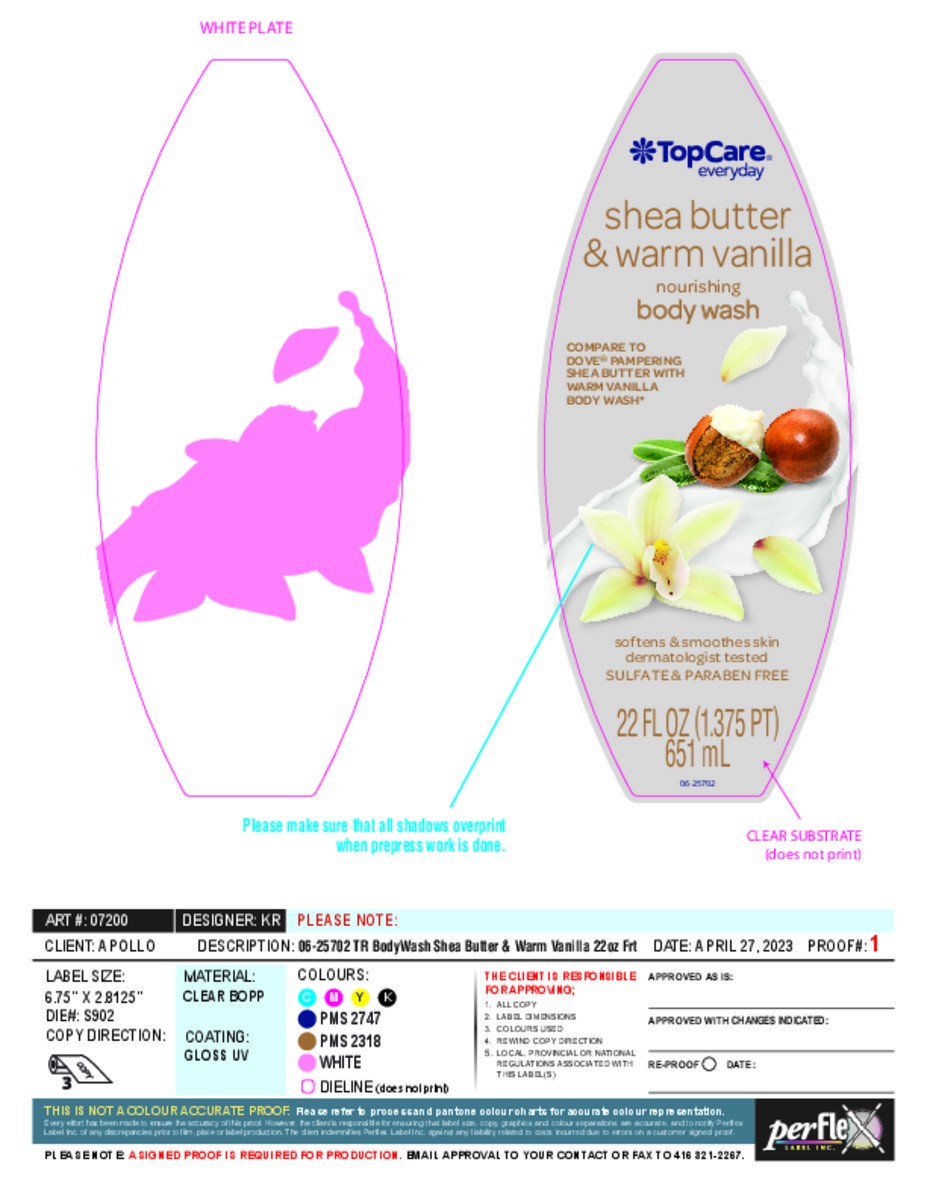 slide 4 of 14, TopCare Everyday Nourishing Shea Butter & Warm Vanilla Body Wash 22 fl oz, 