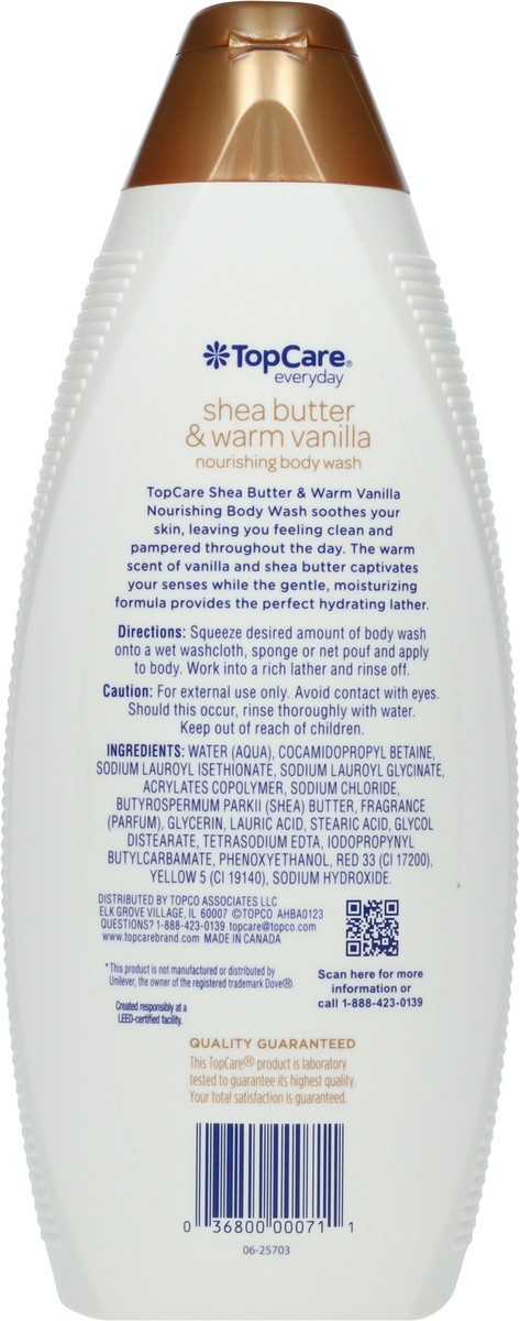 slide 14 of 14, TopCare Everyday Nourishing Shea Butter & Warm Vanilla Body Wash 22 fl oz, 