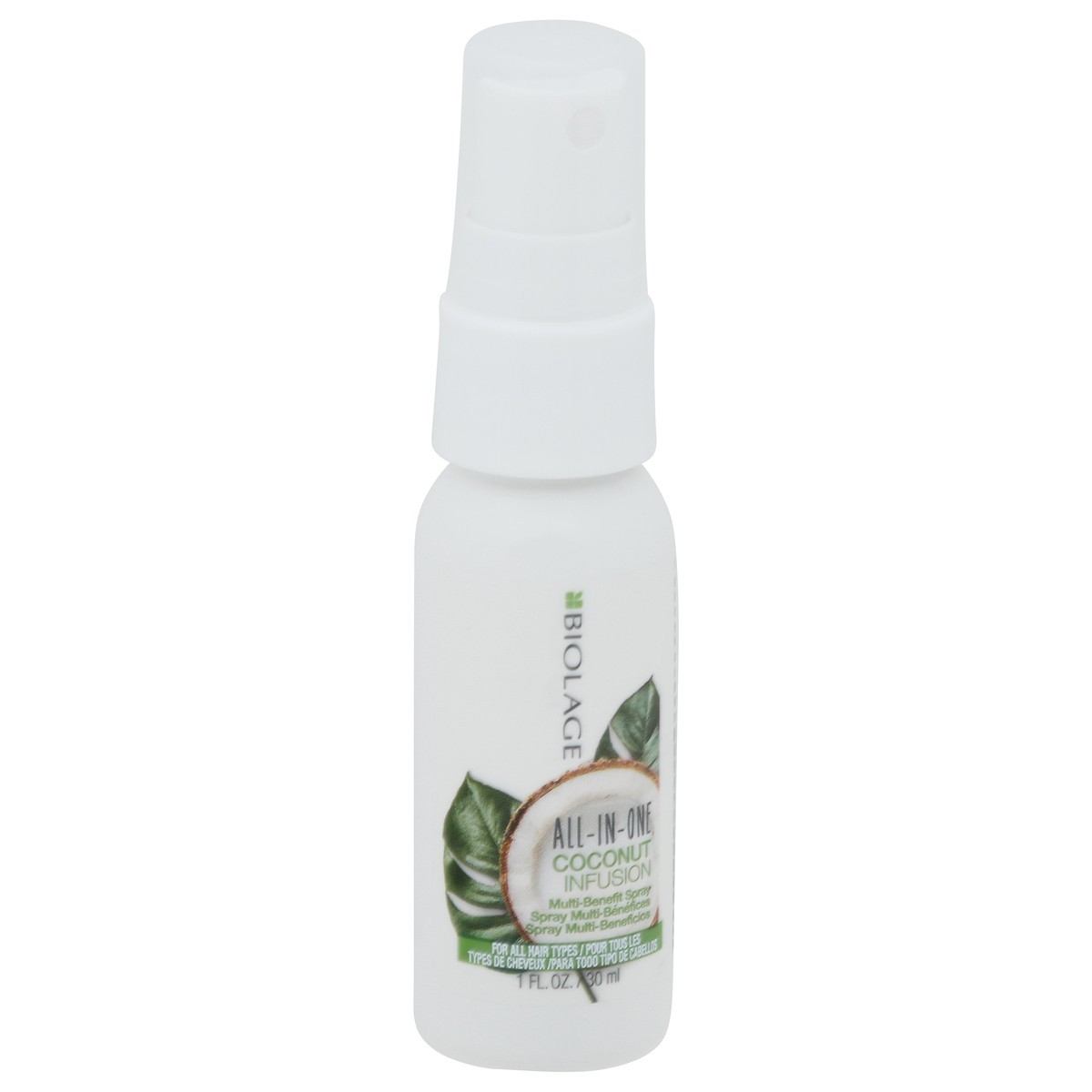slide 4 of 9, Biolage All-in-One Coconut Infusion Multi-Benefit Spray 1 fl oz, 1 fl oz