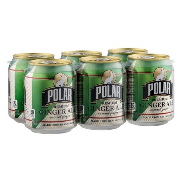 slide 1 of 1, Polar Beverages Polar Premium Ginger Ale Natural Ginger - 6 ct; 8 fl oz, 6 ct; 8 fl oz