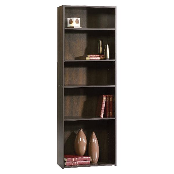 slide 1 of 1, Sauder Beginnings 5-Shelf Bookcase Cinnamon Cherry, 1 ct