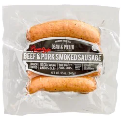 Dean & Peeler Smoked Beef & Pork Sausage