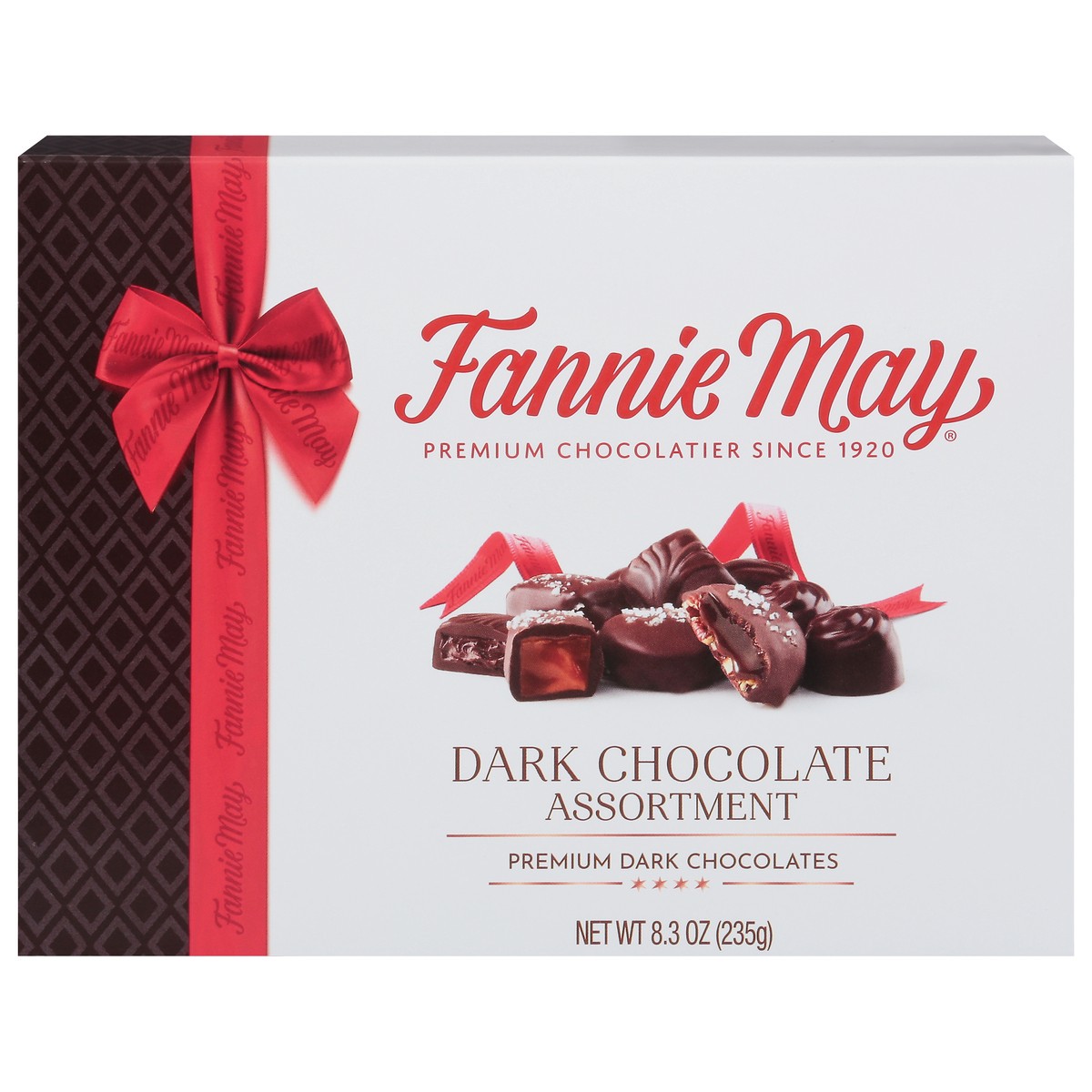 slide 11 of 14, Fannie May Premium Assortment Dark Chocolate 8.3 oz, 8.3 oz