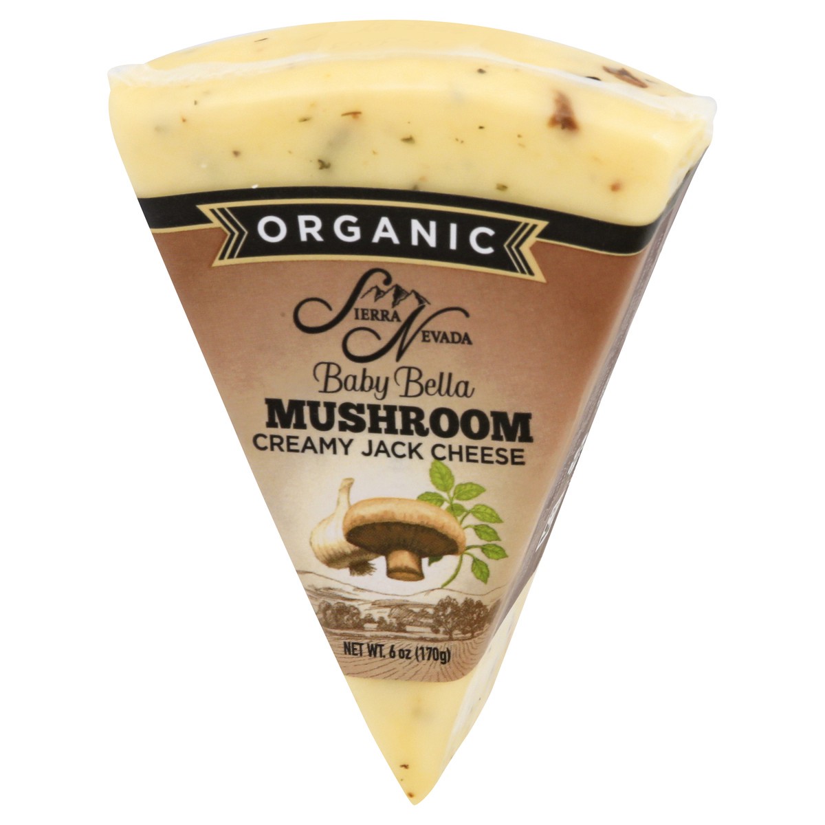 slide 8 of 12, Sierra Nevada Organic Baby Bella Mushroom Creamy Jack Cheese 6 oz, 6 oz