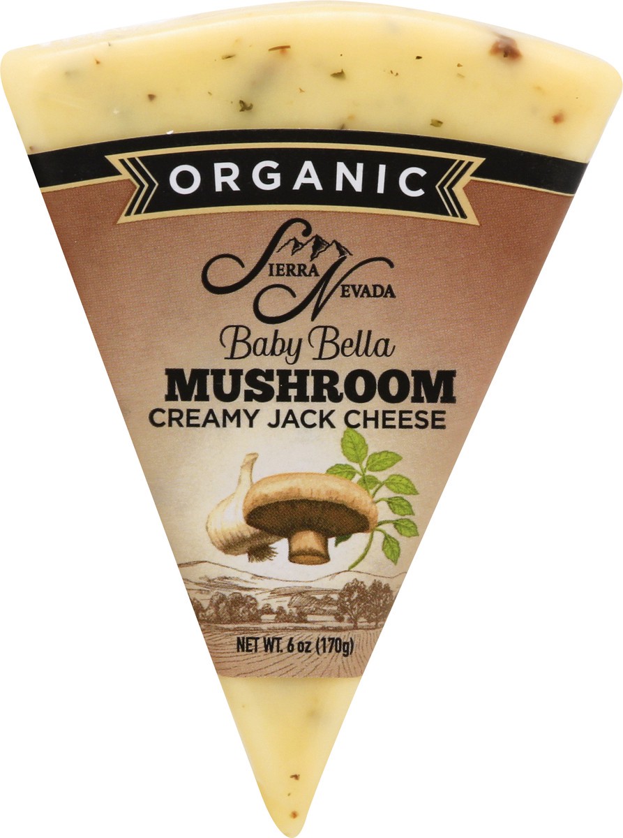 slide 1 of 12, Sierra Nevada Organic Baby Bella Mushroom Creamy Jack Cheese 6 oz, 6 oz