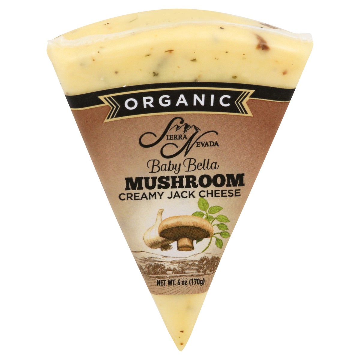 slide 7 of 12, Sierra Nevada Organic Baby Bella Mushroom Creamy Jack Cheese 6 oz, 6 oz