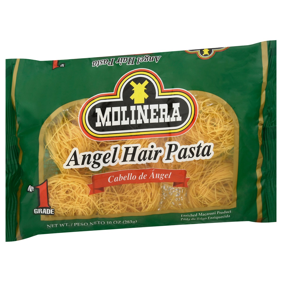 slide 7 of 9, Molinera Angel Hair Pasta - 10 oz, 10 oz