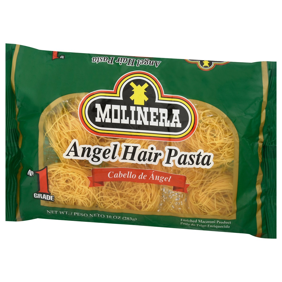 slide 2 of 9, Molinera Angel Hair Pasta - 10 oz, 10 oz