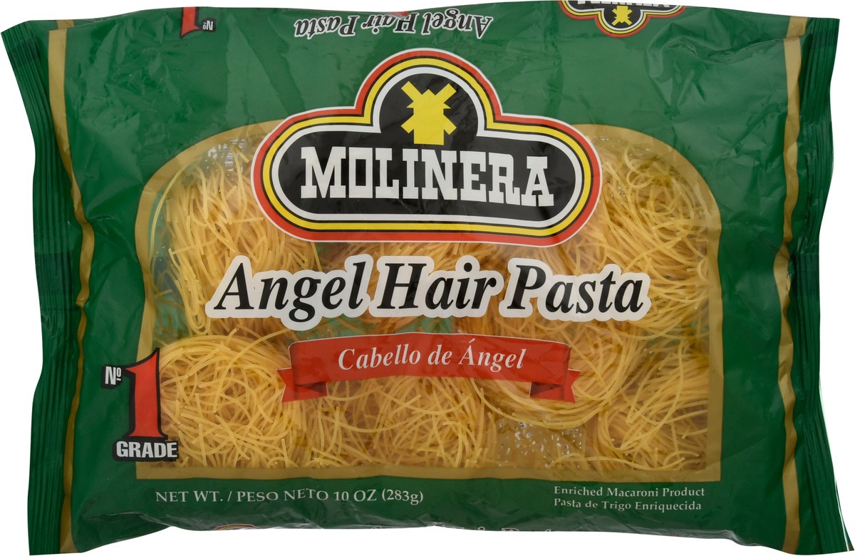 slide 5 of 9, Molinera Angel Hair Pasta - 10 oz, 10 oz