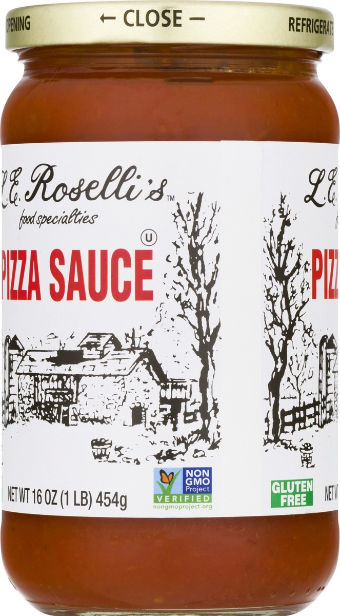 slide 6 of 12, LE Rosellis Gluten Free Pizza Sauce 16 oz, 16 oz