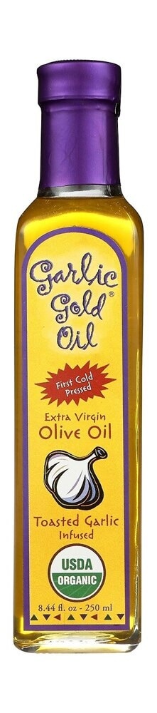 slide 1 of 1, Rinaldo's Organic Garlic Gold Olive Oil, 8.45 fl oz