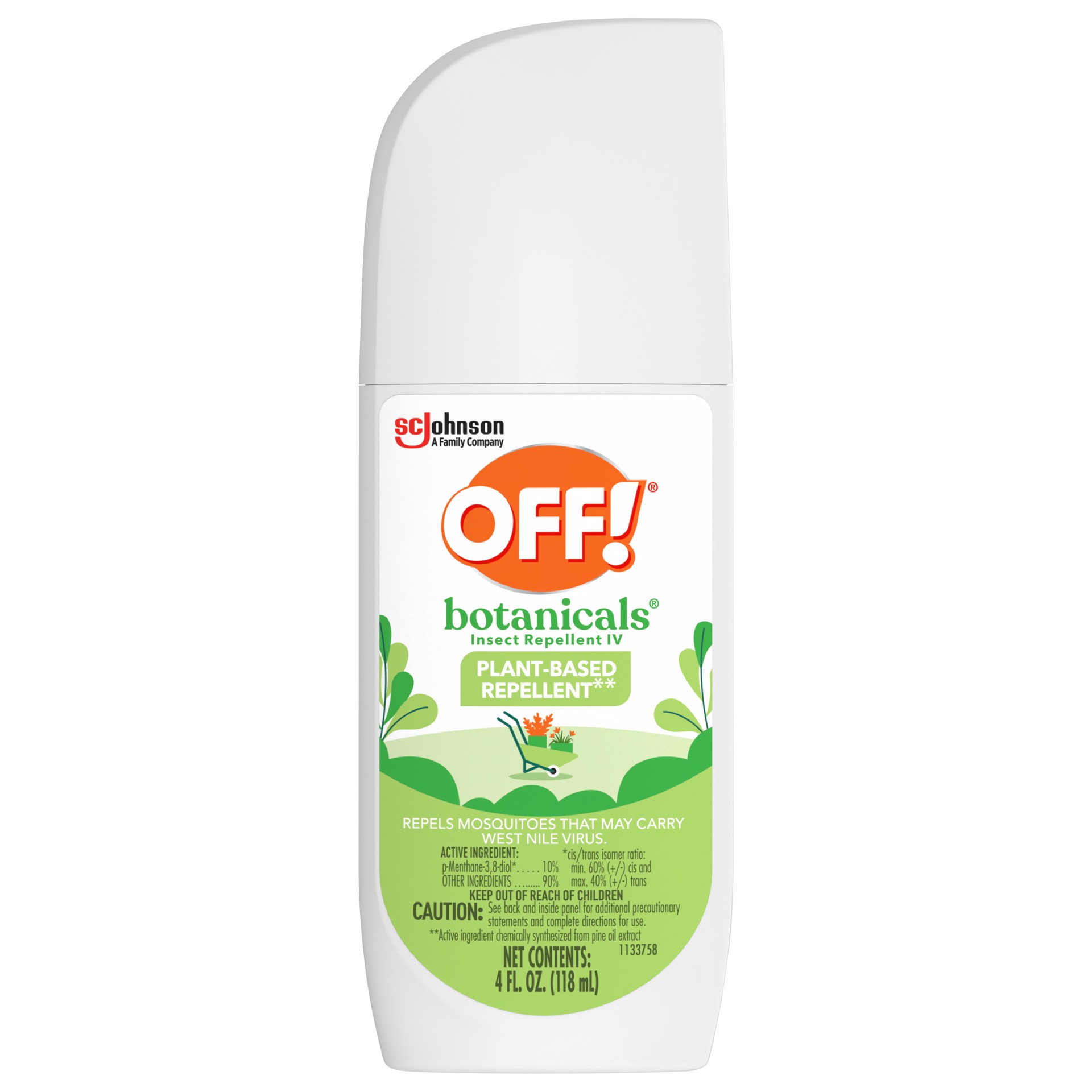 slide 1 of 4, OFF! Botanicals Insect Repellent IV, Mosquito Repellent Spritz Lasts Up to 2 Hours, 4 oz, 4 oz
