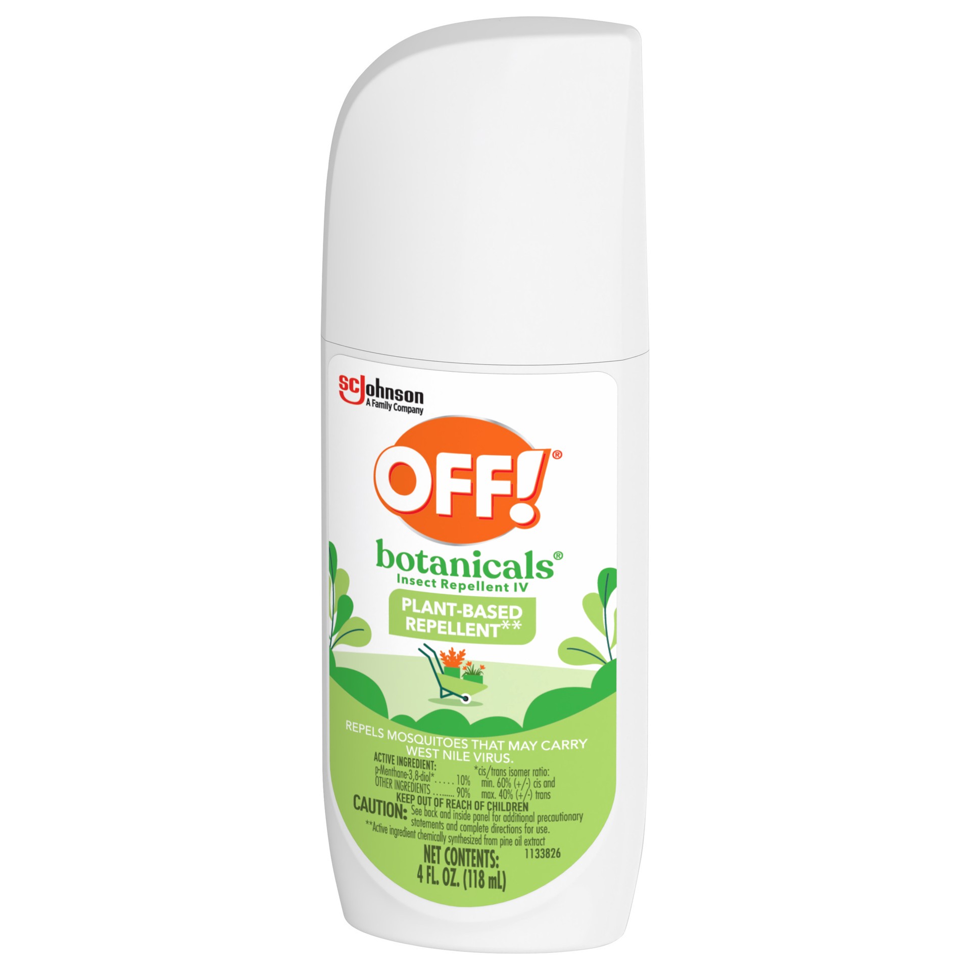 slide 3 of 4, OFF! Botanicals Insect Repellent IV, Mosquito Repellent Spritz Lasts Up to 2 Hours, 4 oz, 4 oz