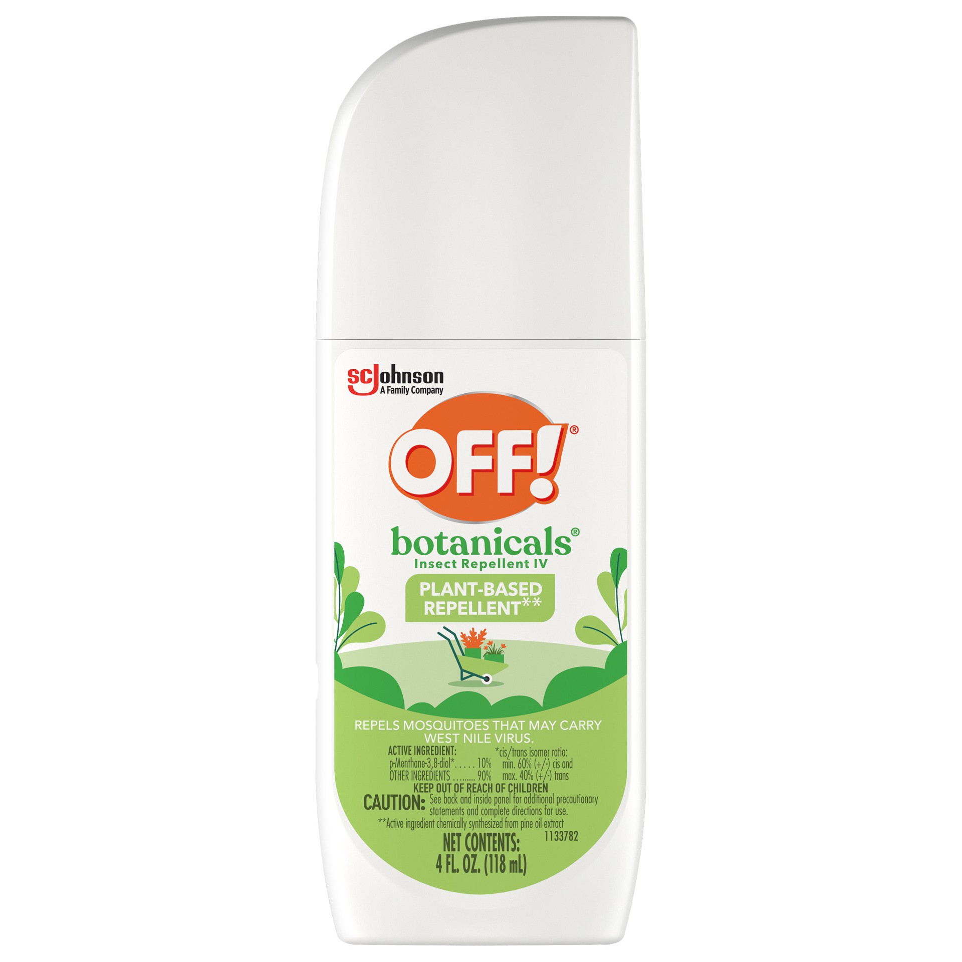 slide 1 of 4, OFF! Botanicals Insect Repellent IV, Mosquito Repellent Spritz Lasts Up to 2 Hours, 4 oz, 4 oz