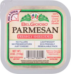 BelGioioso Freshly Shredded Parmesan Cheese 4 oz