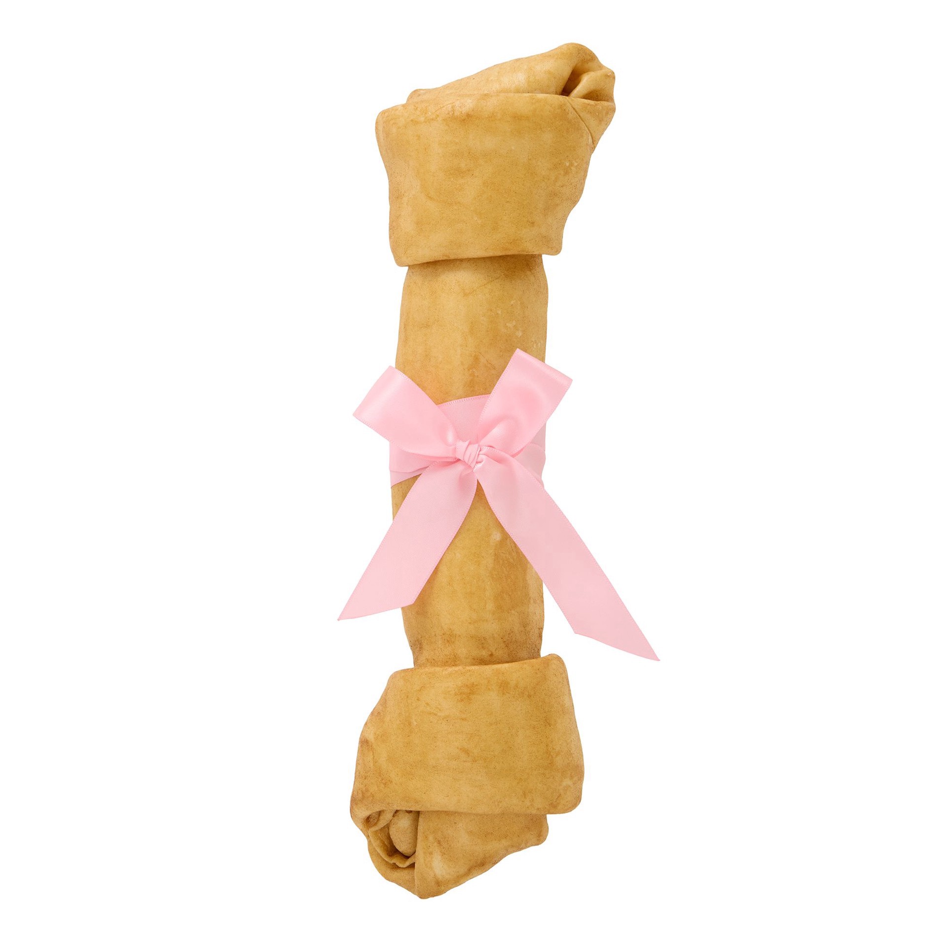 slide 1 of 1, Dentley's Peanut Butter Rawhide Bone, 14.8 oz