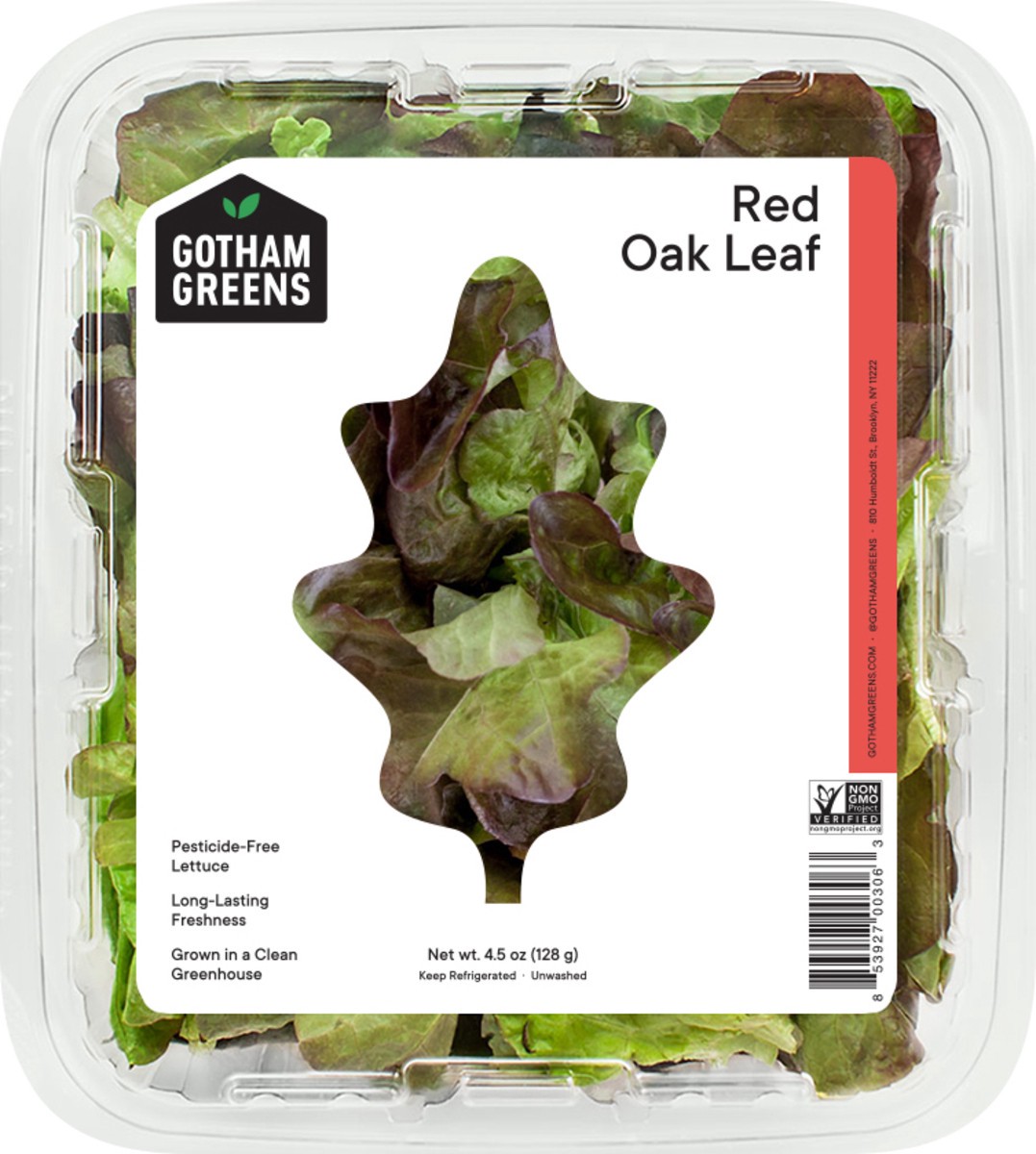 slide 2 of 2, Gotham Greens Red Oak Leaf 4.5 oz, 4.5 oz