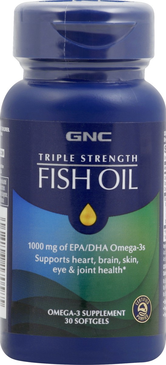 slide 5 of 6, GNC Fish Oil 30 ea, 30 ct