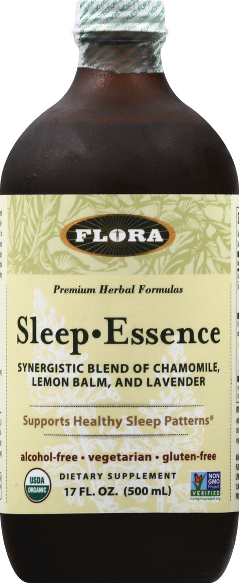 slide 2 of 9, Flora Sleep Essence Premium Herbal Formula Liquid, 17 fl oz