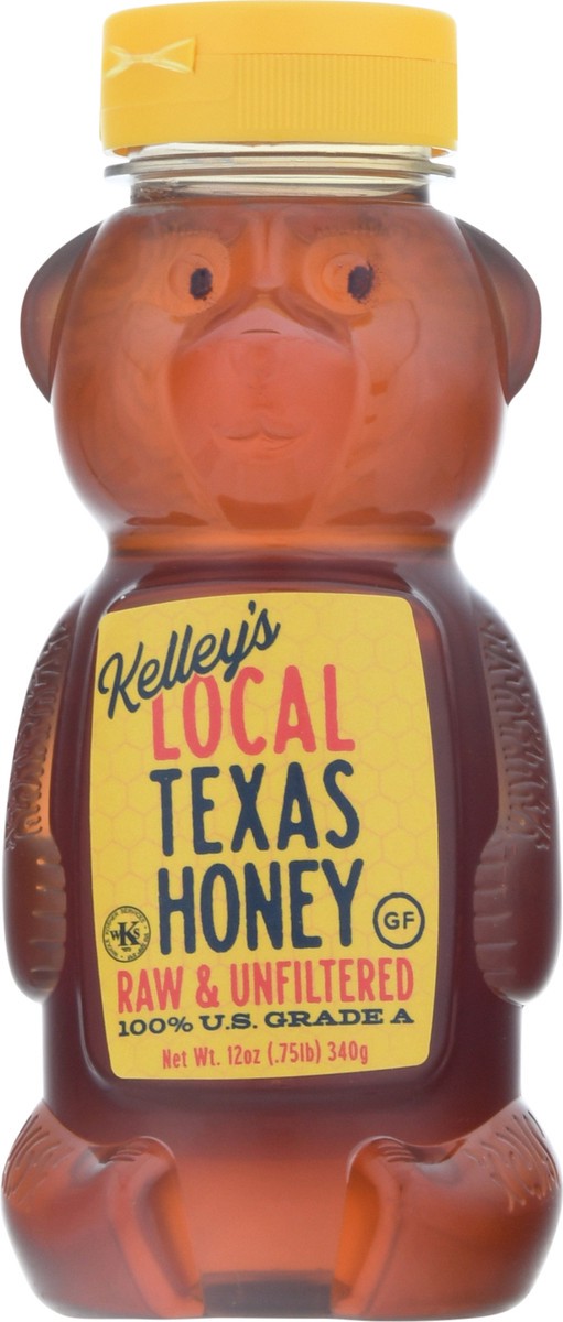 slide 12 of 13, Kelley's Local Texas Raw & Unfiltered Honey 12 oz, 12 oz