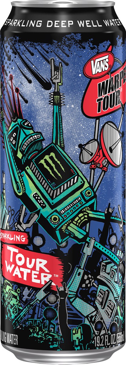 slide 3 of 4, Monster Tour Water Sparkling 24/19.2oz, 19.20 fl oz
