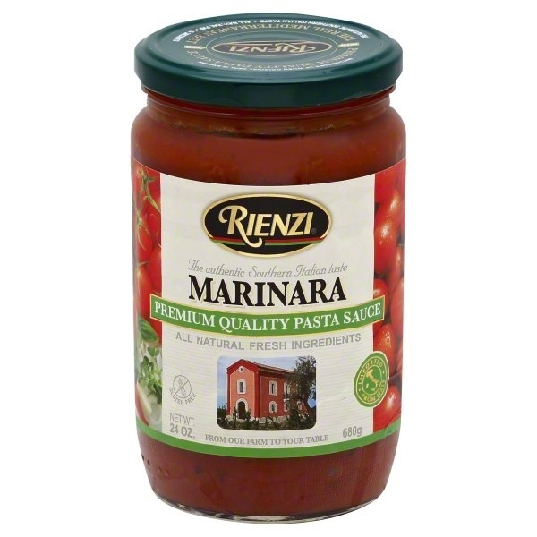 slide 1 of 2, Rienzi Marinara Pasta Sauce, 24 oz