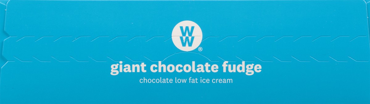 slide 9 of 14, WW Giant Chocolate Fudge Ice Cream Bars 6 - 3.5 fl oz Bars, 6 ct