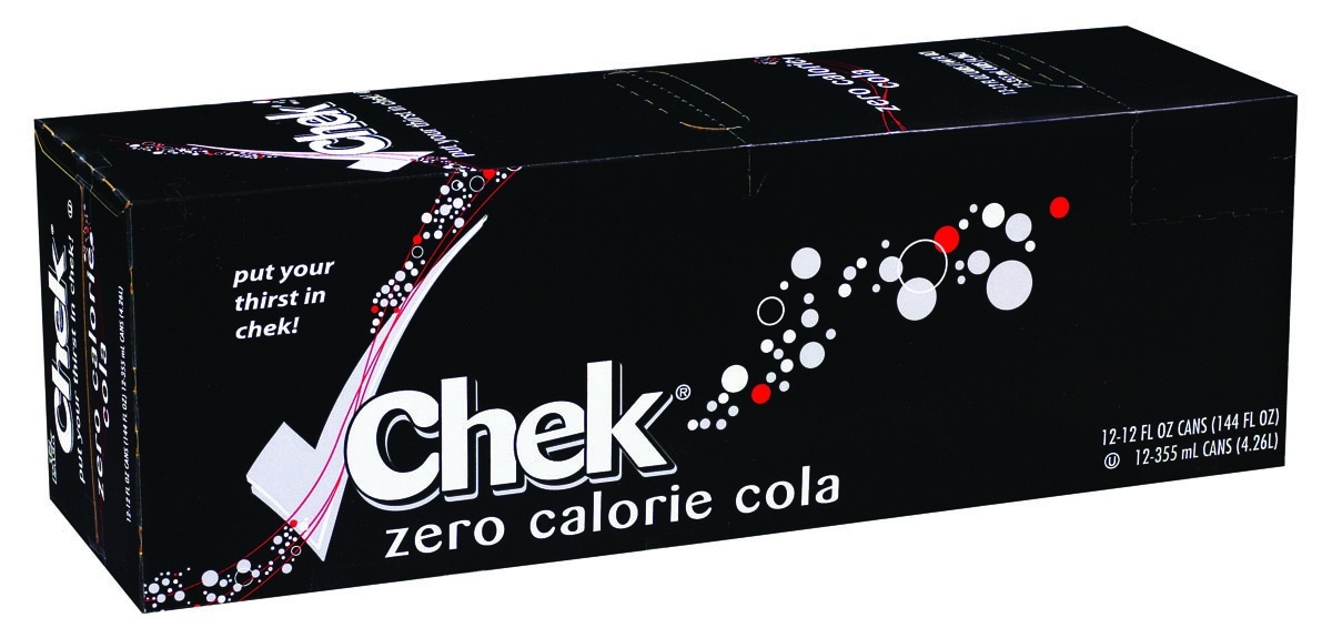 slide 1 of 1, Chek 0 Calorie Cola - 12 ct; 12 oz, 12 ct; 12 oz