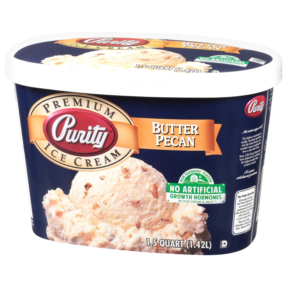 slide 3 of 9, Purity All Natural Putter Pecan Ice Cream, 48 fl oz