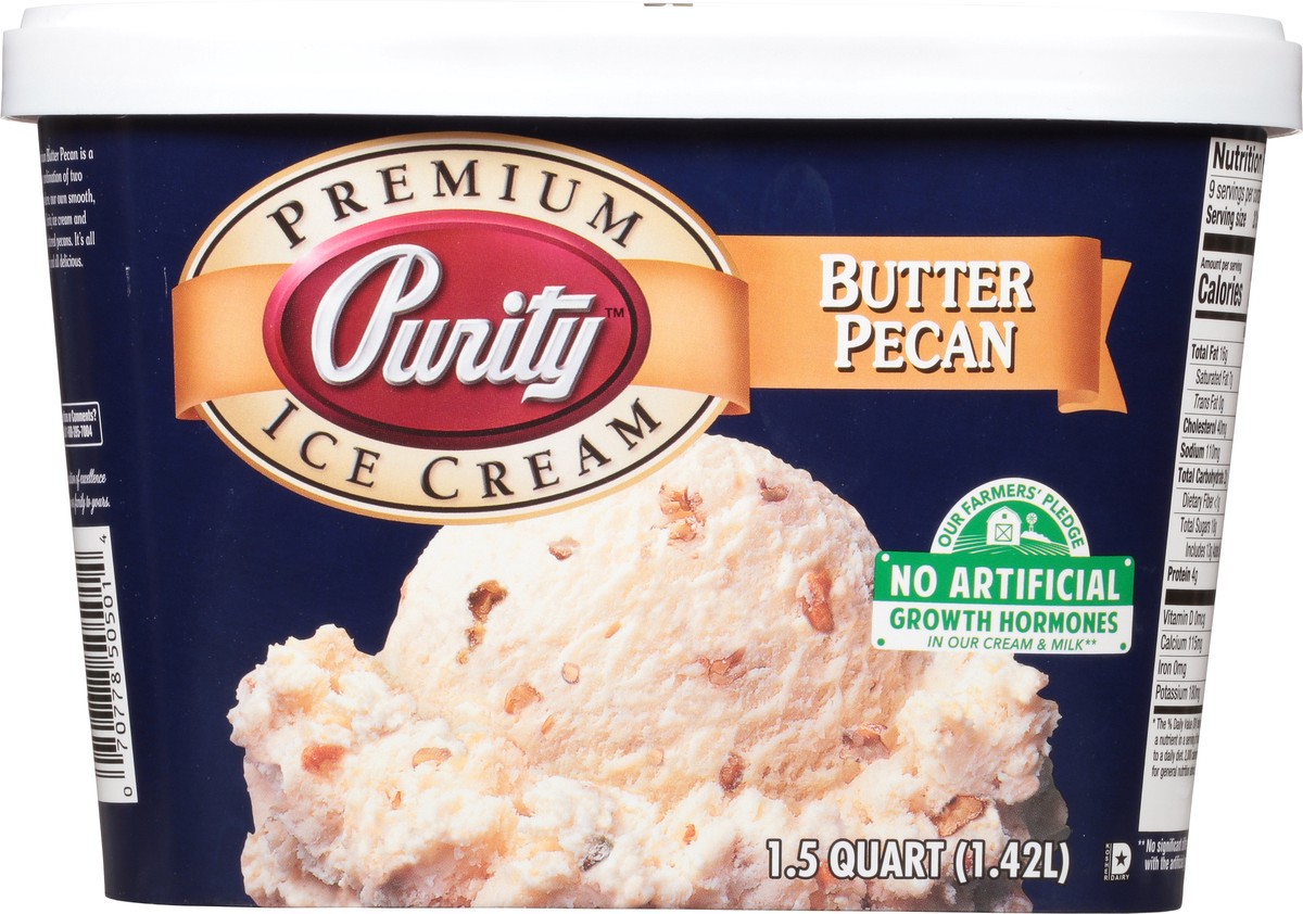 slide 5 of 9, Purity All Natural Putter Pecan Ice Cream, 48 fl oz